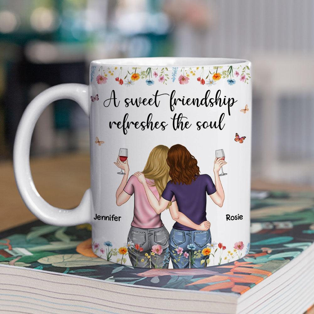 Refreshes The Soul - Personalized Custom Coffee Mug