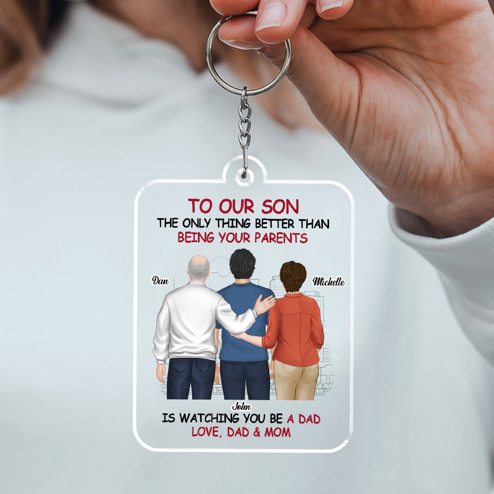 Proud Of You - Personalized Custom Acrylic Keychain
