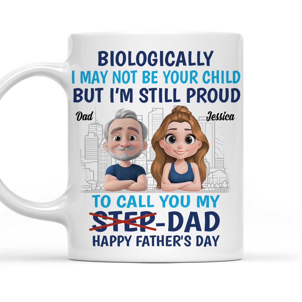Thanks For Being My Dad - Personalized Custom Coffee Mug