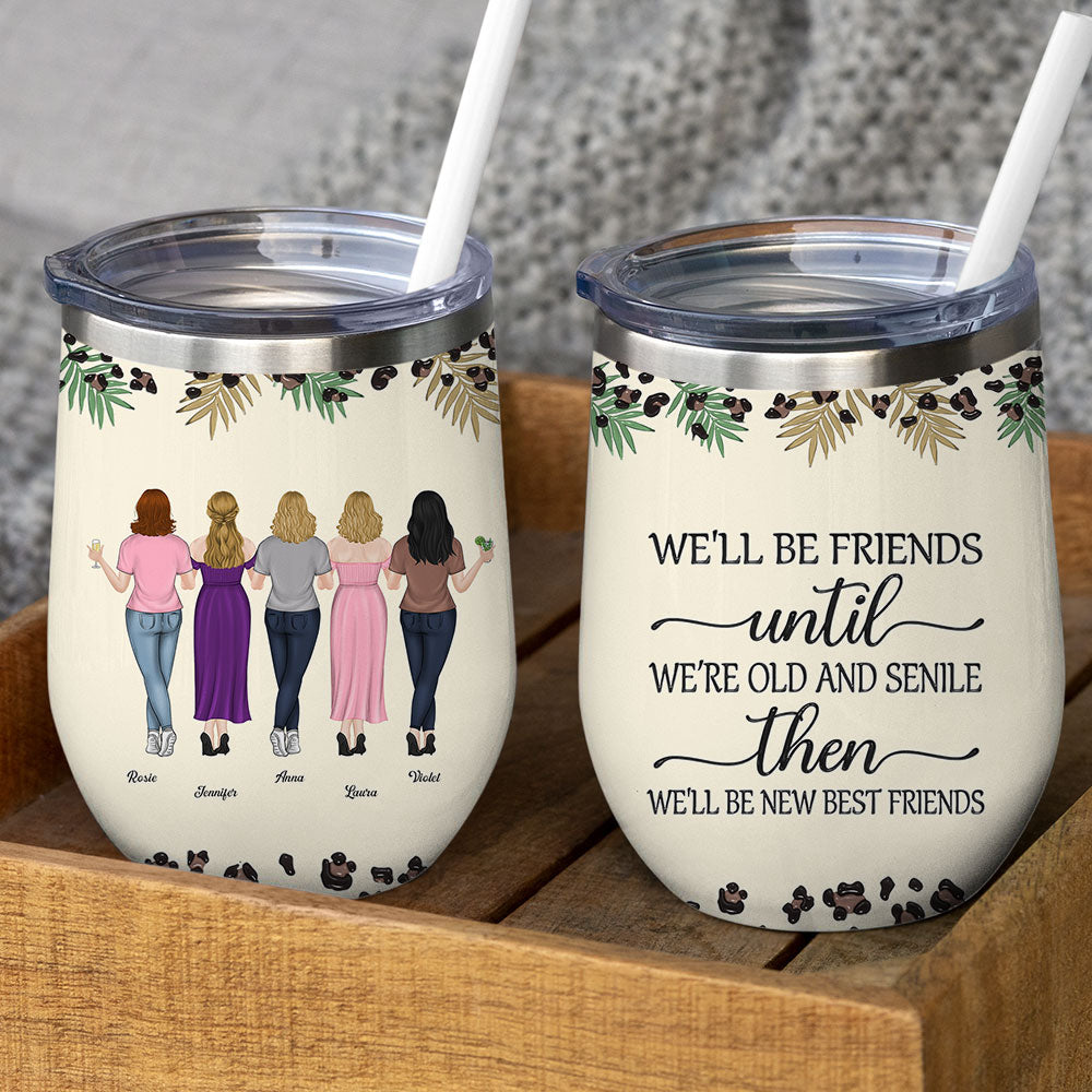 You Make Me Laugh Everyday - Personalized Custom 3D Inflated Effect Wine Tumbler