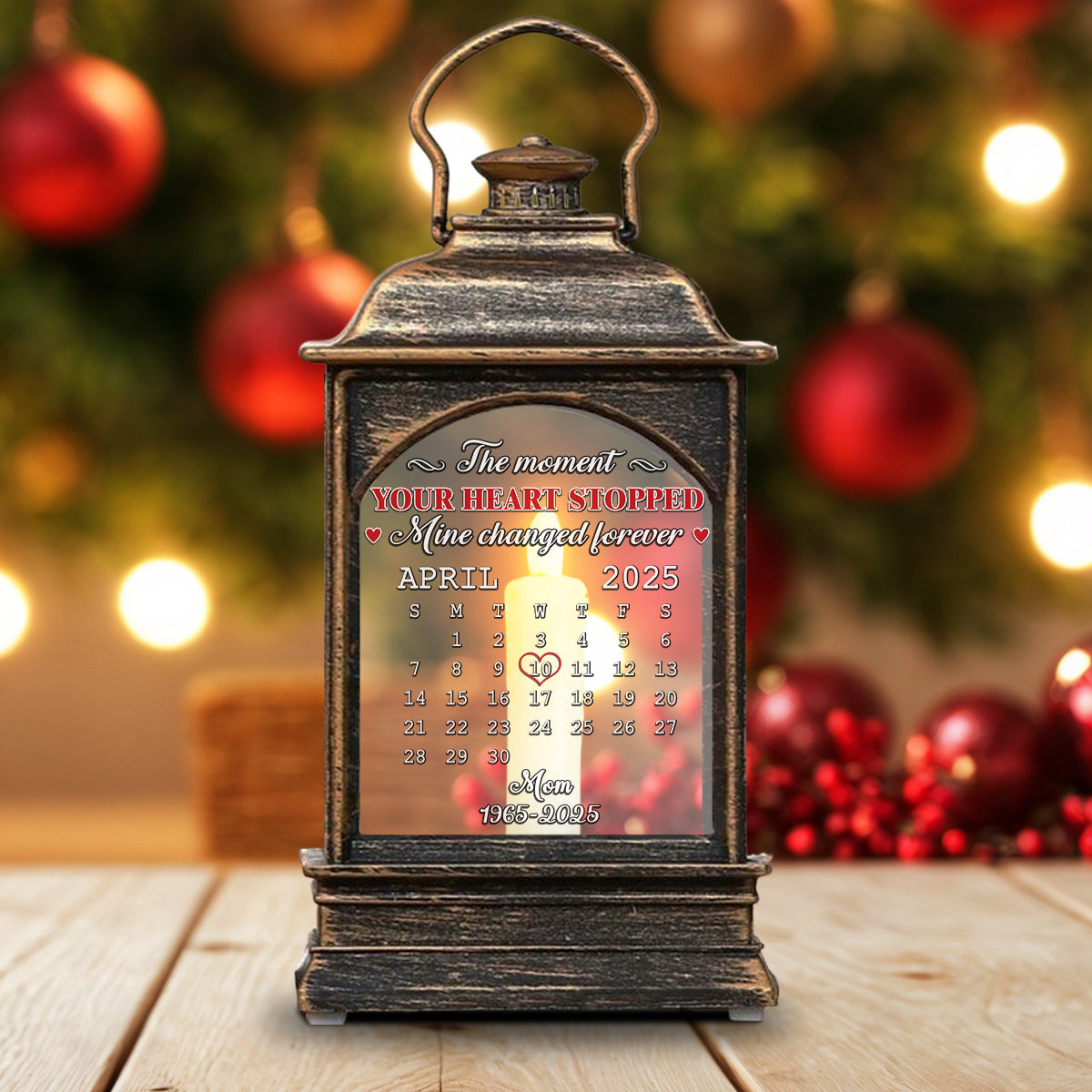 The Moment - Personalized Custom Christmas Wind Lamp