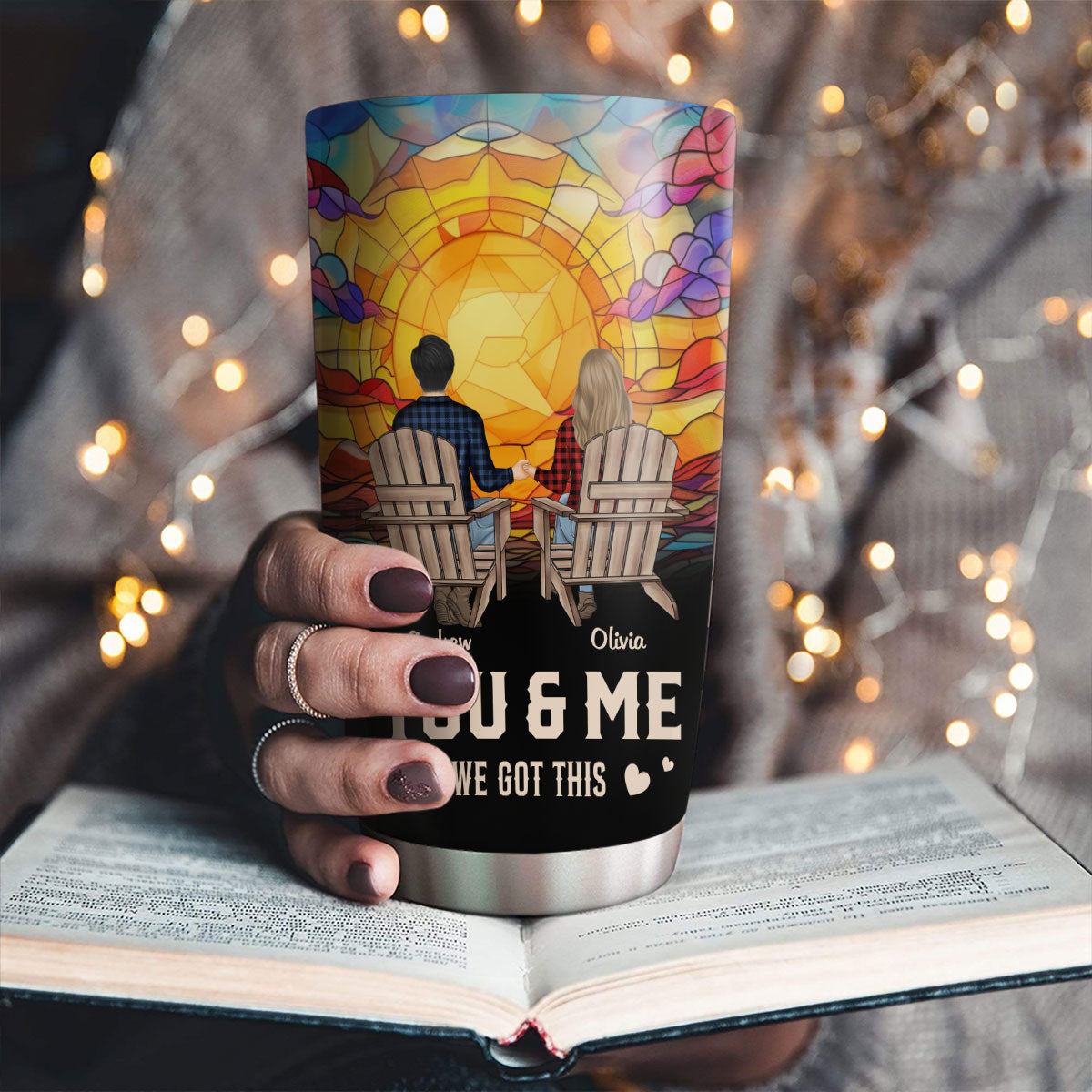 You And Me We Got This - Personalized Custom Tumbler