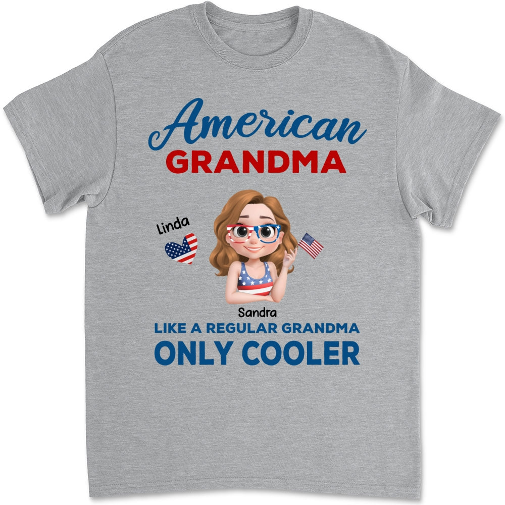 Cooler Grandma - Personalized Custom Shirt
