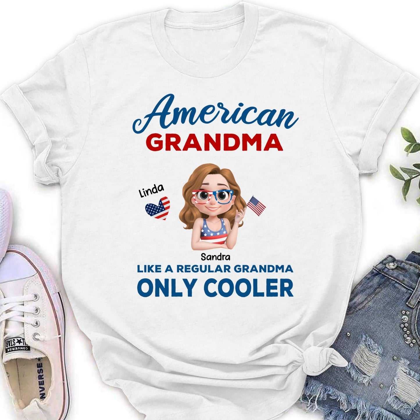 Cooler Grandma - Personalized Custom Shirt
