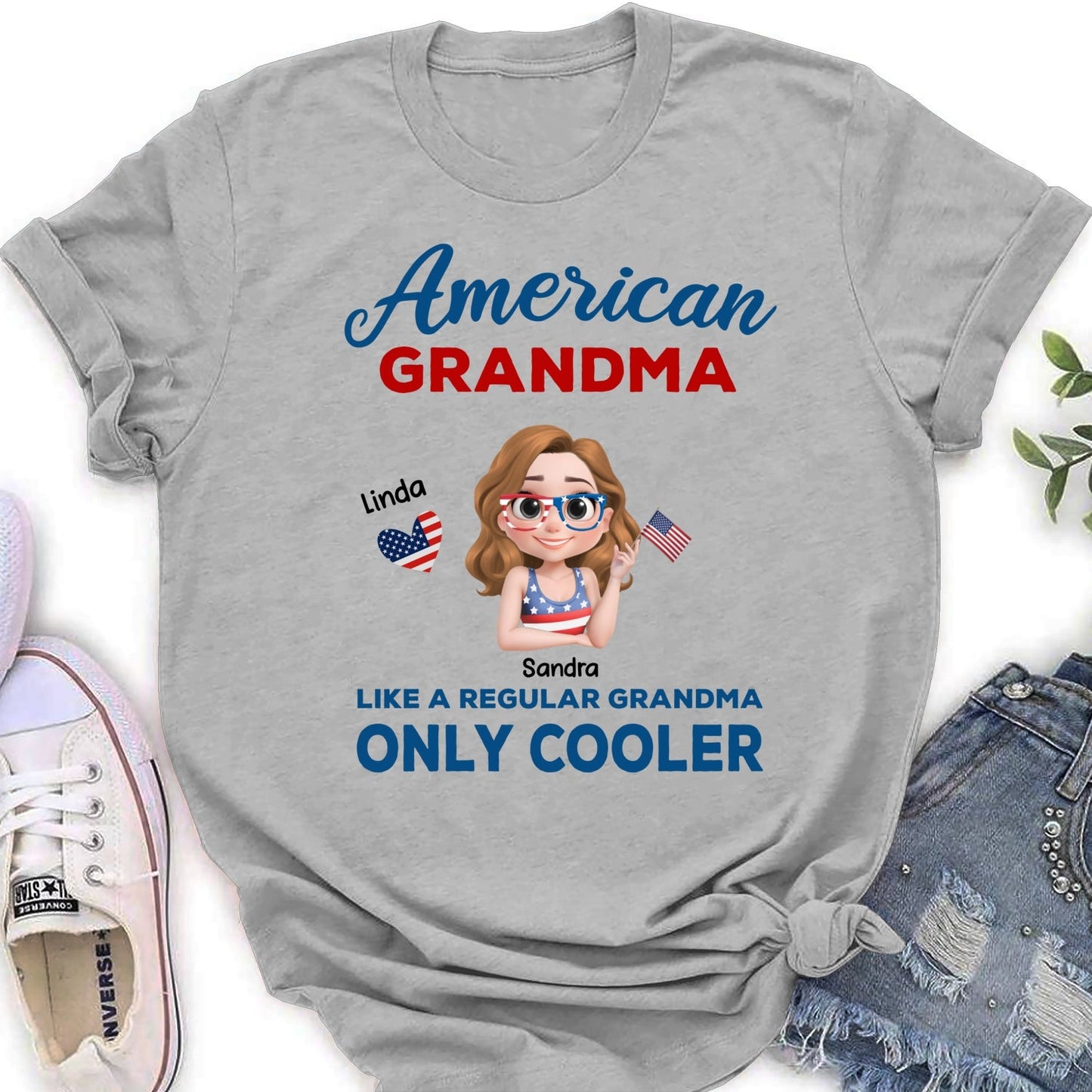 Cooler Grandma - Personalized Custom Shirt