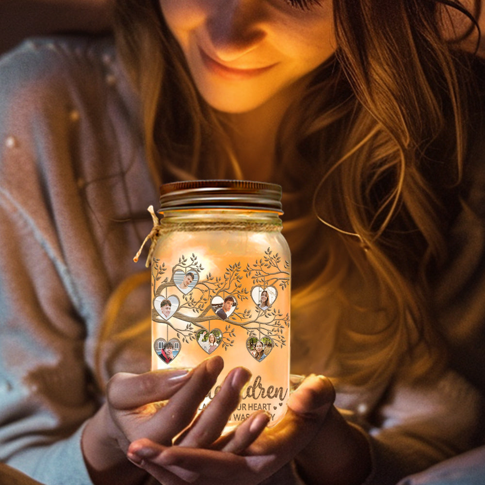 Where Life Begins - Personalized Custom Mason Jar Light