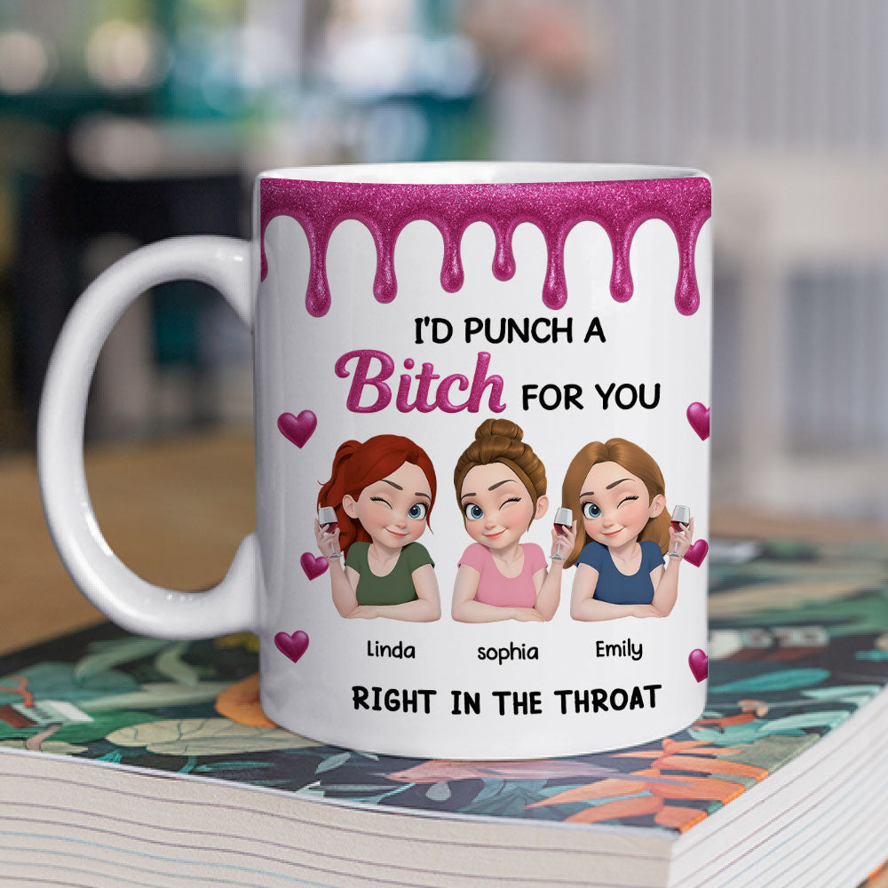 Punch For You My Girl - Personalized Custom Coffee Mug