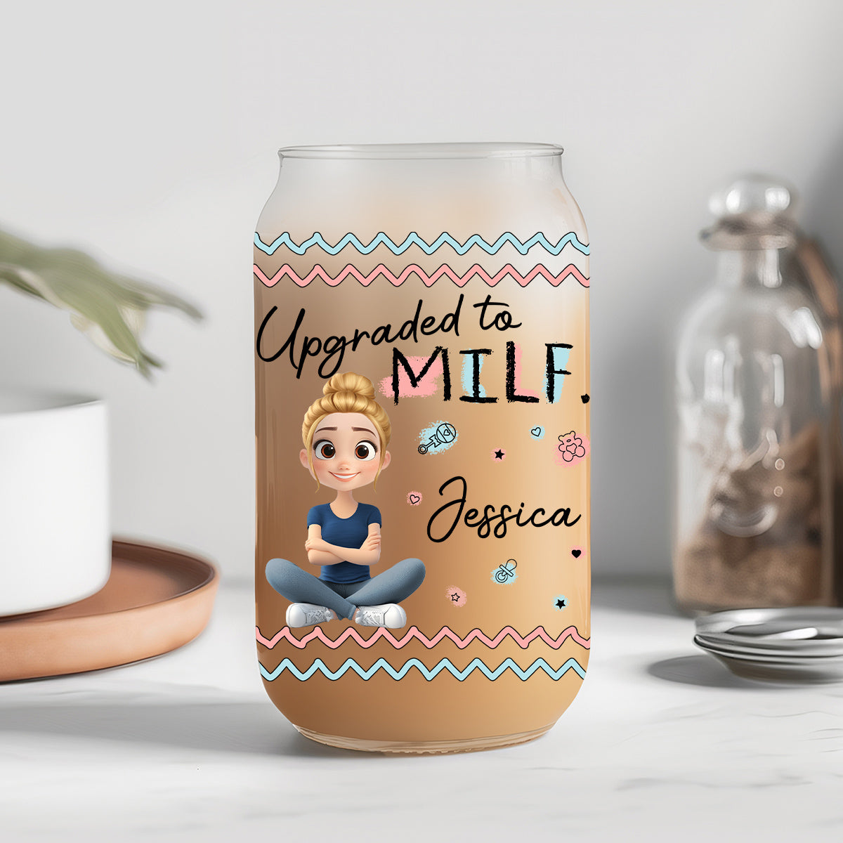 Mom I Would Like To - Personalized Custom Glass Can