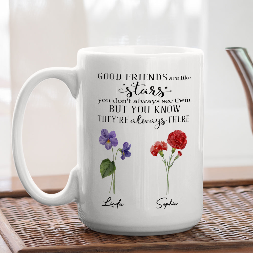 Friends Like Stars - Personalized Custom Coffee Mug