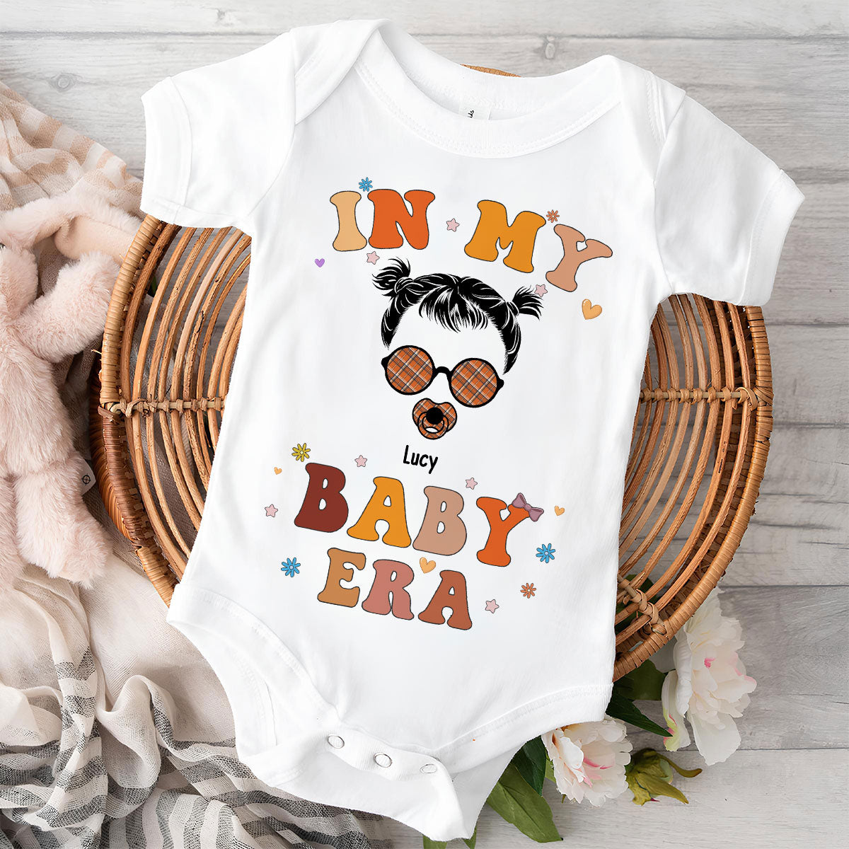 In My Baby Era - Personalized Custom Onesie
