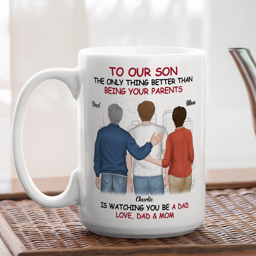 We Are Proud Of You - Personalized Custom Coffee Mug