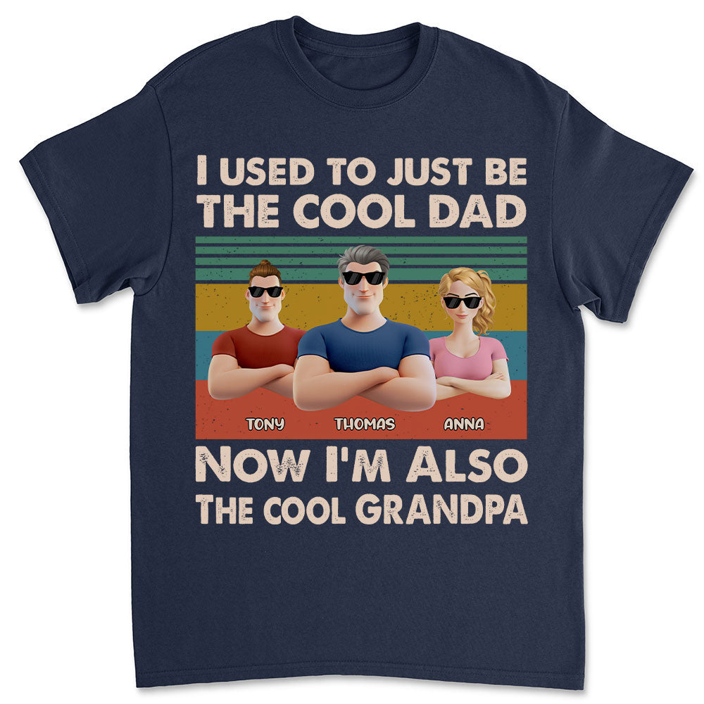 From Dad To Grandpa With Love - Personalized Custom Shirt