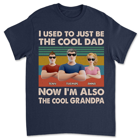 From Dad To Grandpa With Love - Personalized Custom Shirt