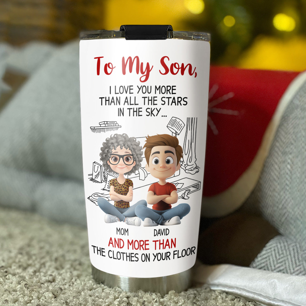 Love You Always My Son - Personalized Custom Tumbler