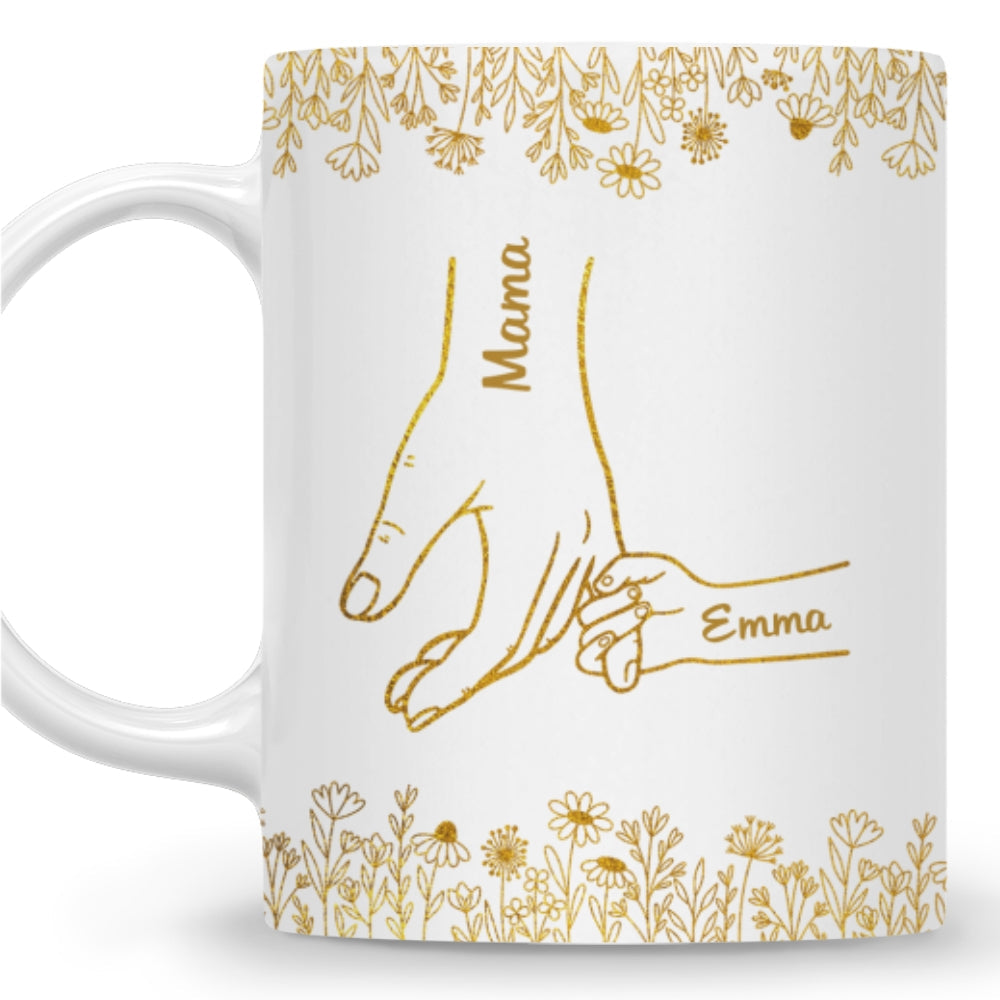 Love Mom Grandma - Personalized Custom Coffee Mug