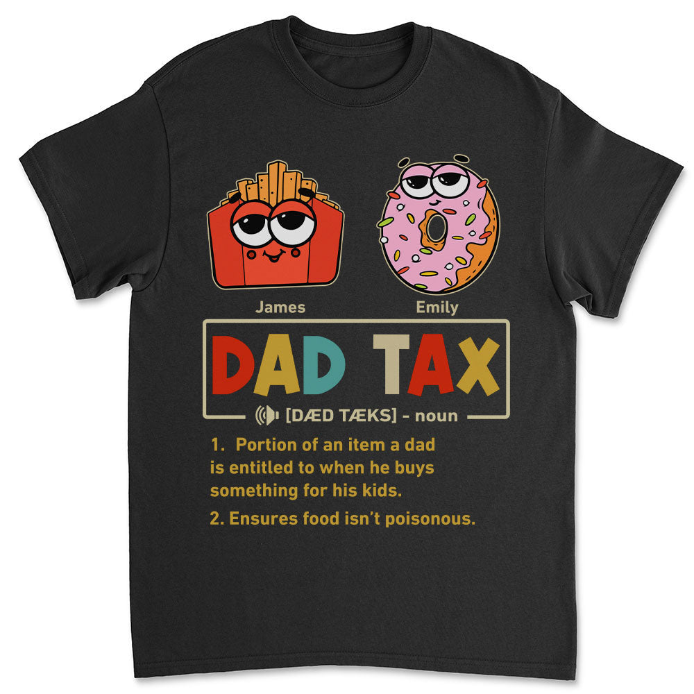 Taste Test Approved By Dad - Personalized Custom Shirt