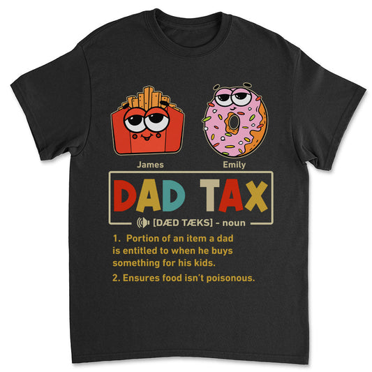Taste Test Approved By Dad - Personalized Custom Shirt