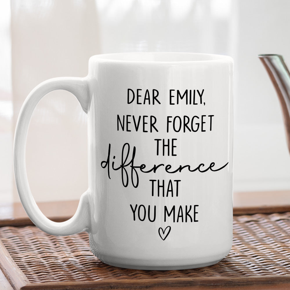 Keeping Going - Personalized Custom Coffee Mug