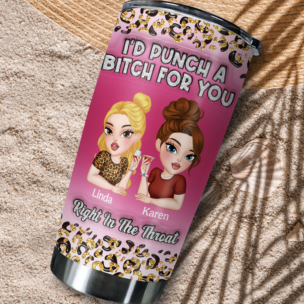 Punch For You - Personalized Custom 3D Inflated Effect Tumbler