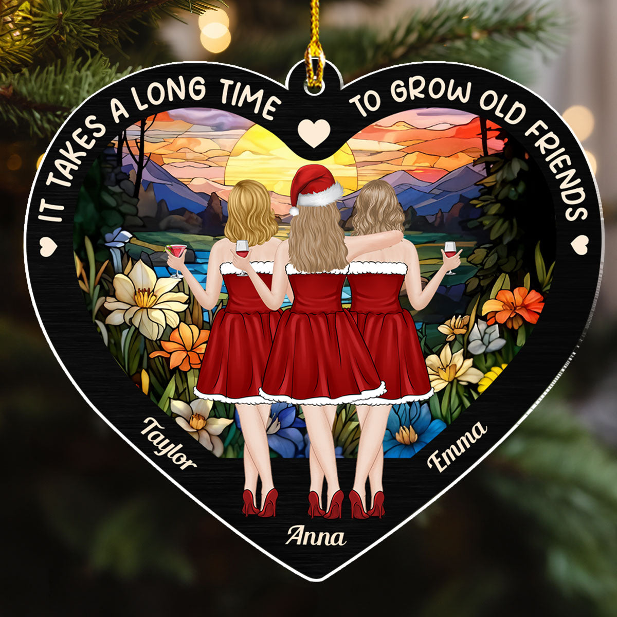 It Takes A Long Time To Grow - Personalized Custom Acrylic Ornament
