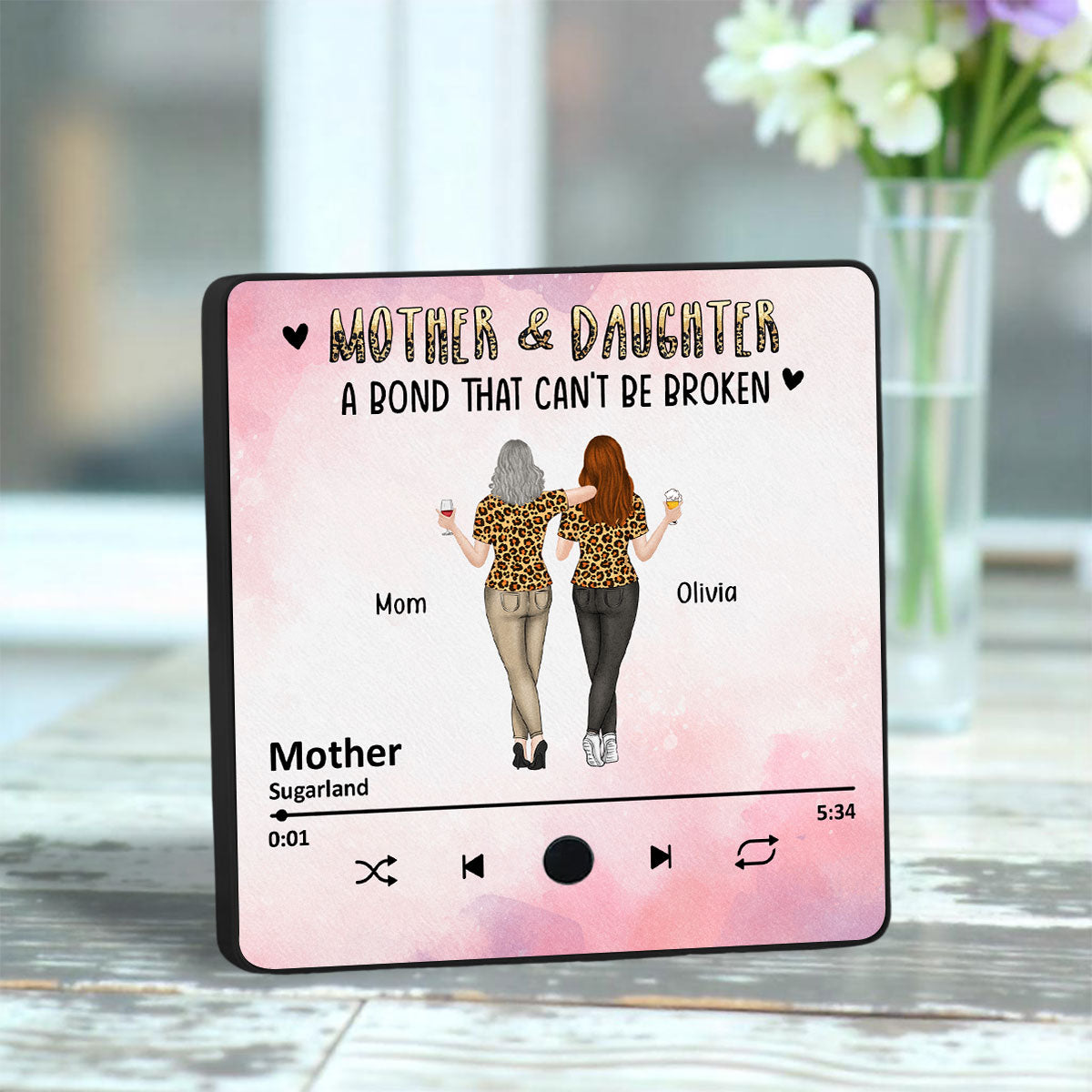 A Bond That Cannot Be Broken - Personalized Custom Music Fridge Magnet