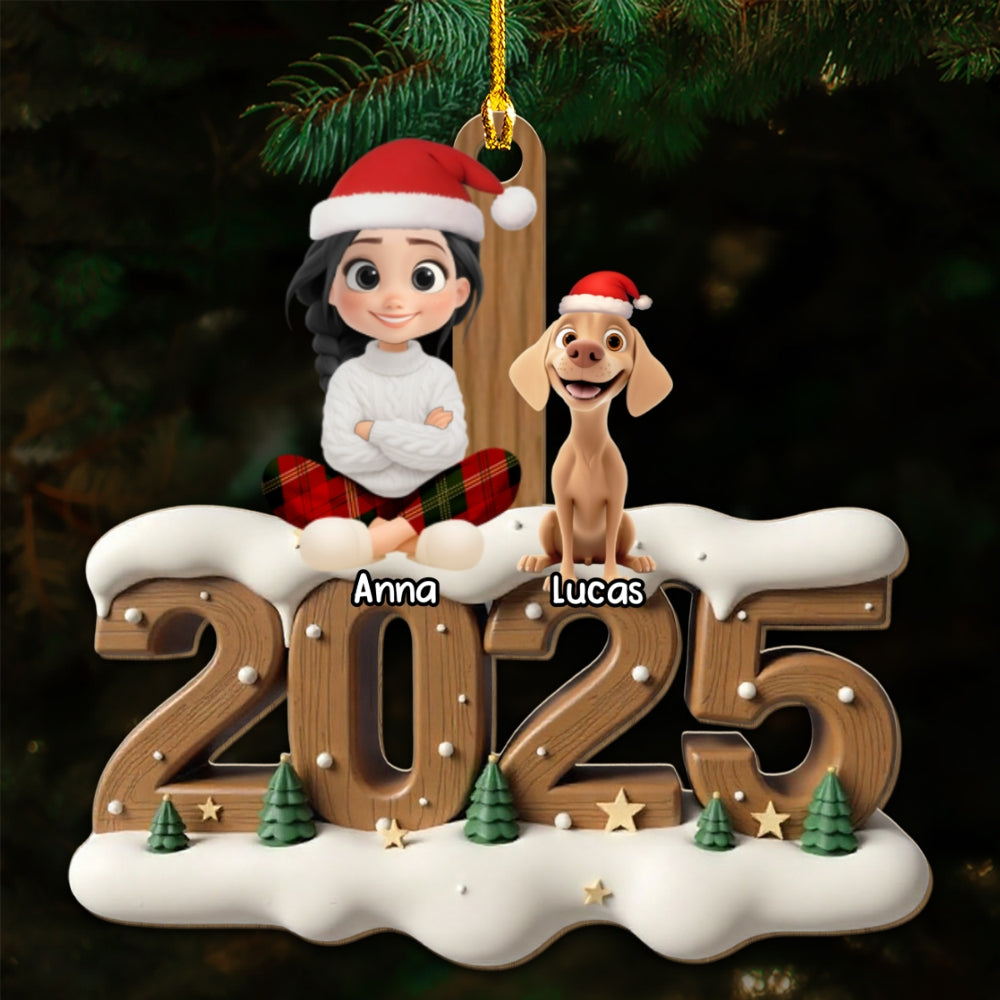 As A Fur Parent Now Onwards - Personalized Custom 3D Effect Wood Ornament