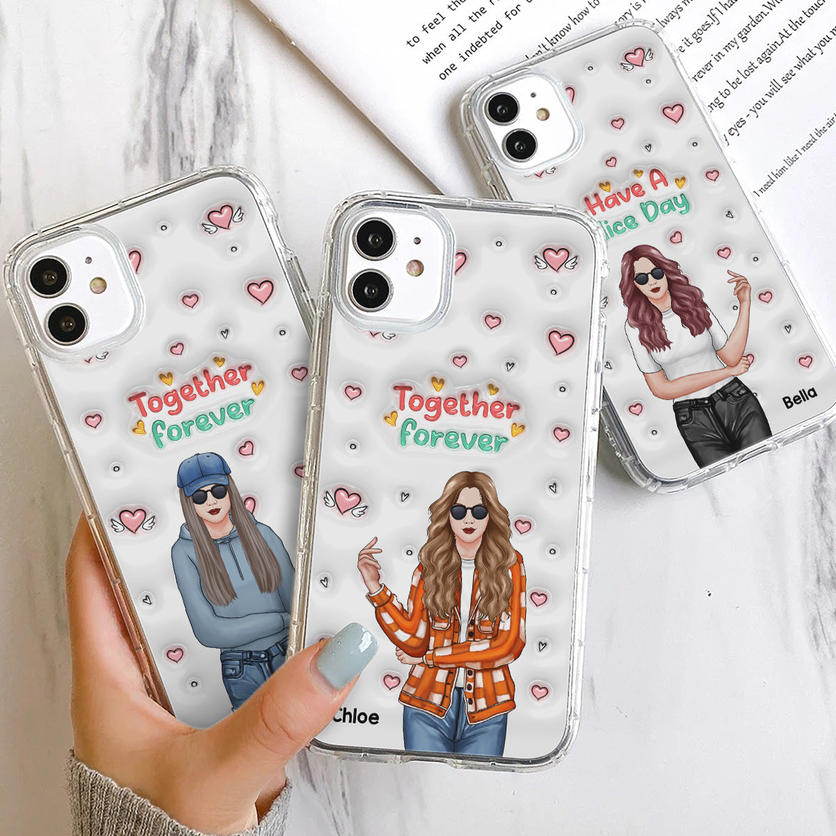Together Forever - Personalized Custom 3D Inflated Effect Phone Case