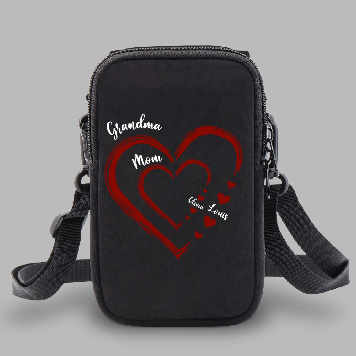Kids And Grandkids Make Life Grand - Personalized Custom Water Bottle Carrier Bag