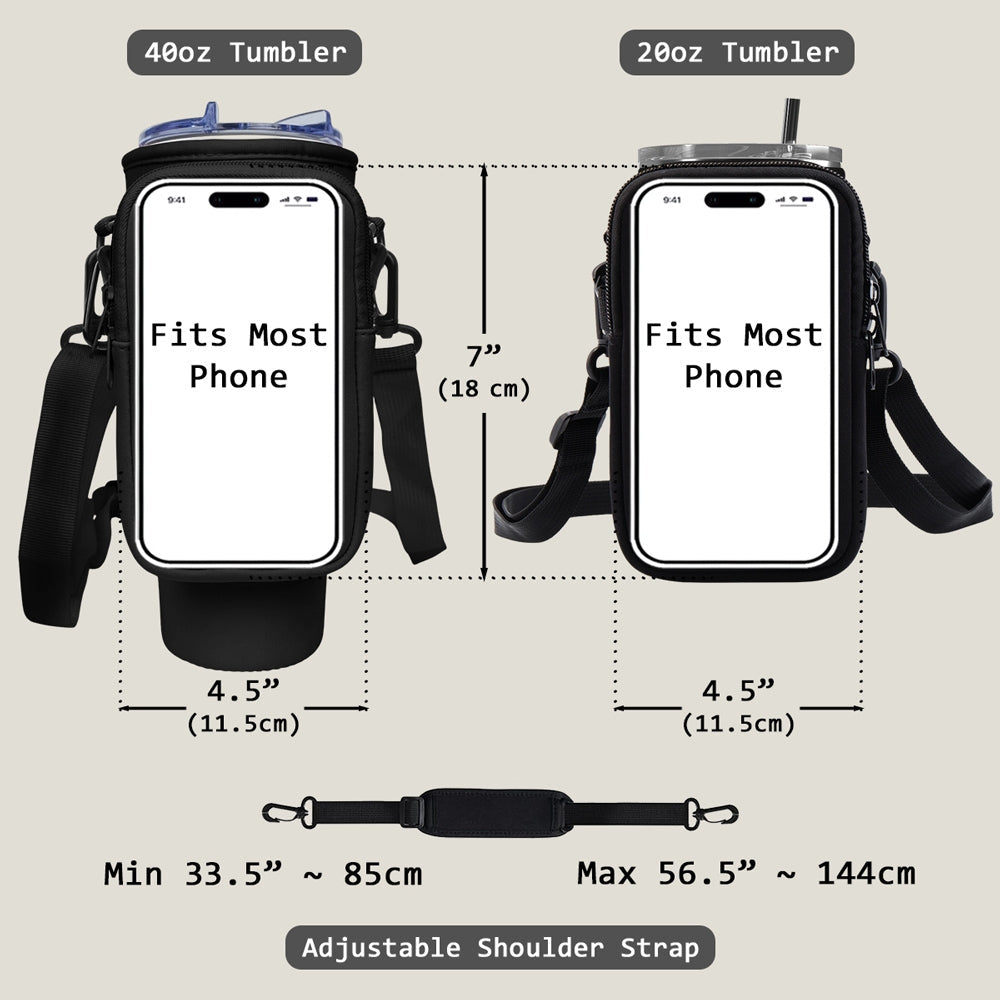 Kids And Grandkids Make Life Grand - Personalized Custom Water Bottle Carrier Bag