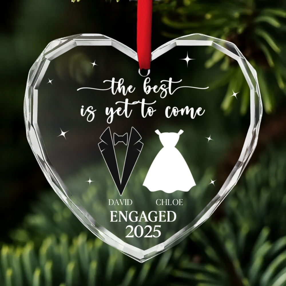 Yet To Come - Personalized Custom Glass Ornament