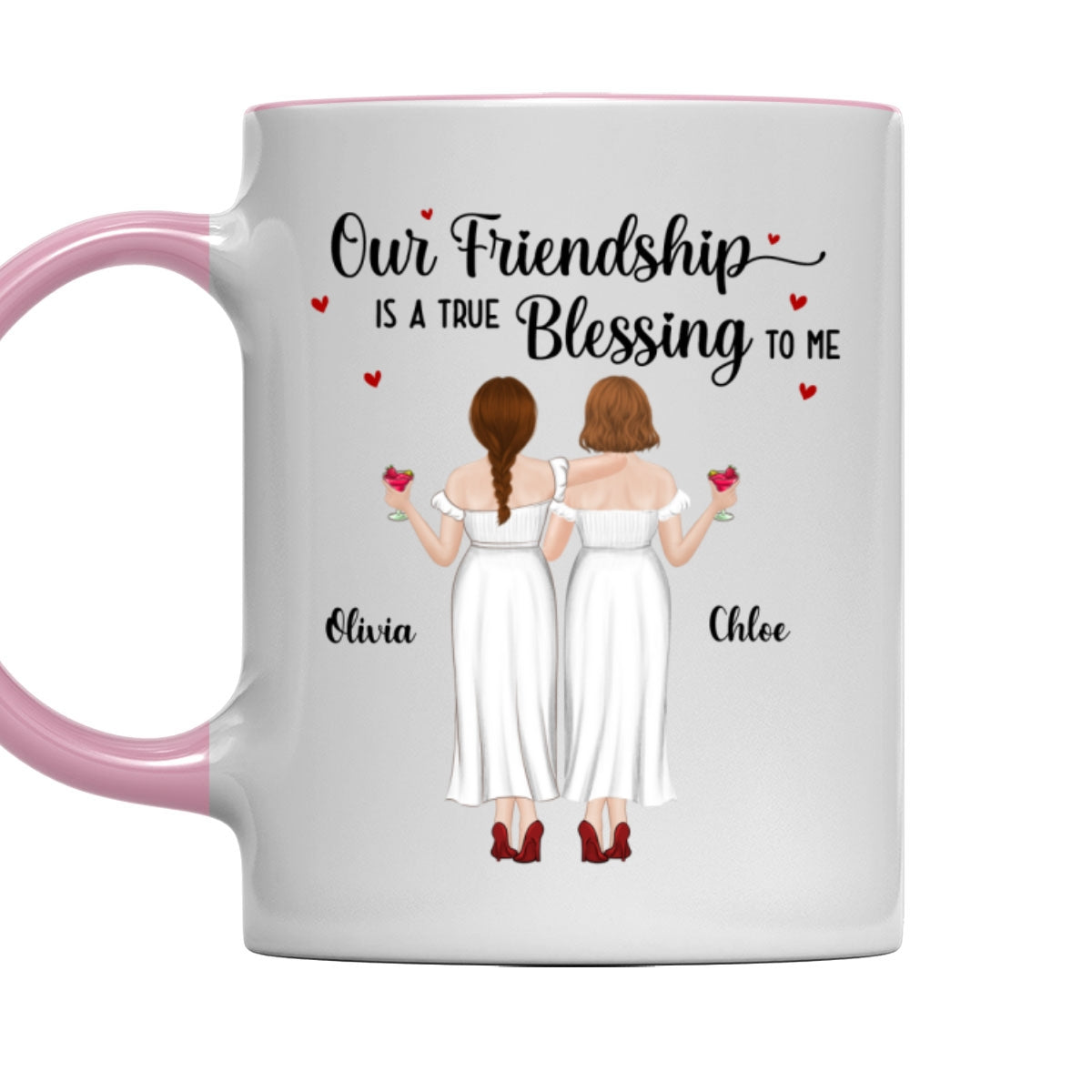 Blessing To Me - Personalized Custom Accent Mug