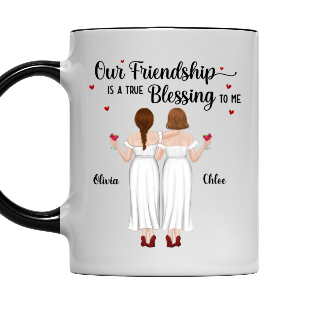Blessing To Me - Personalized Custom Accent Mug