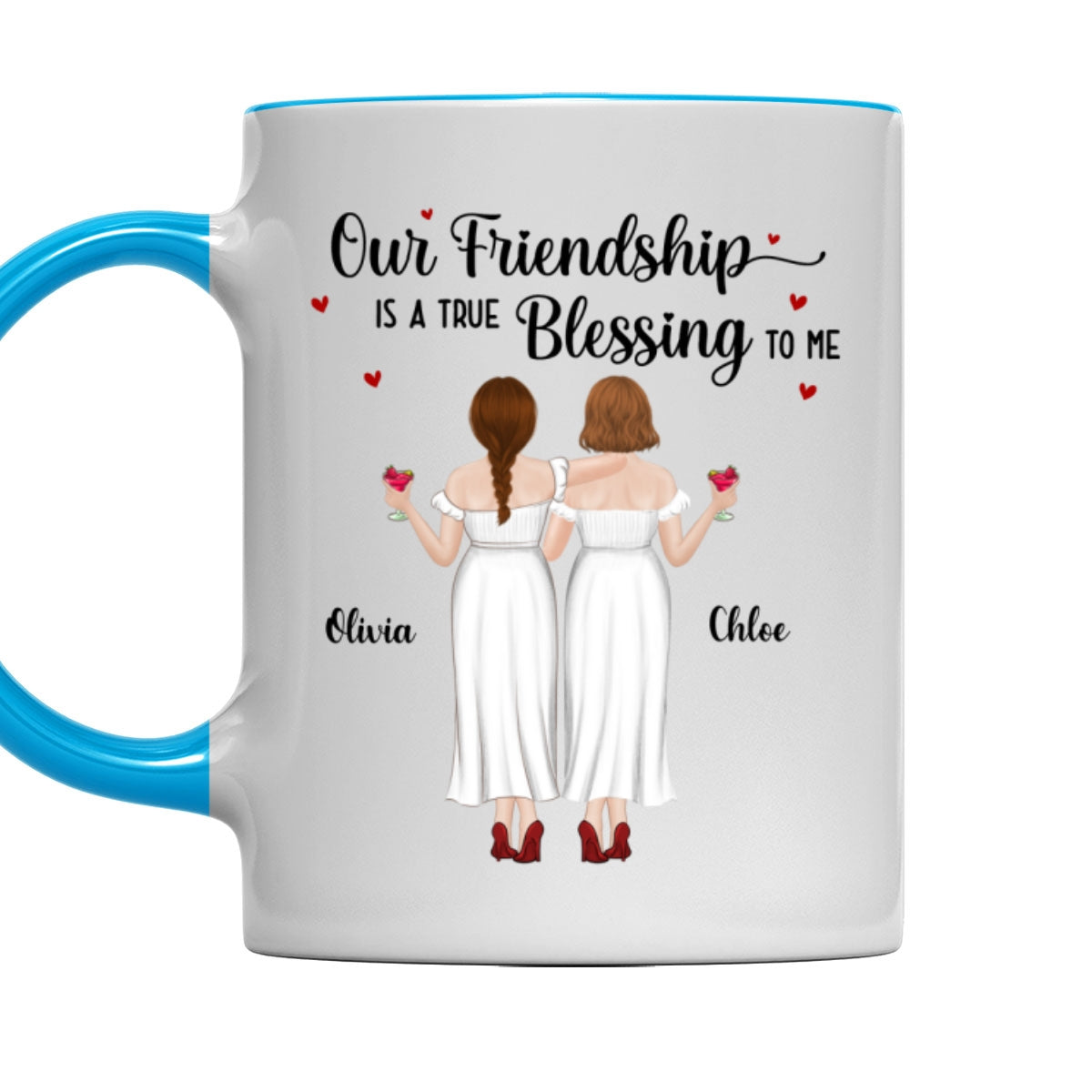 Blessing To Me - Personalized Custom Accent Mug