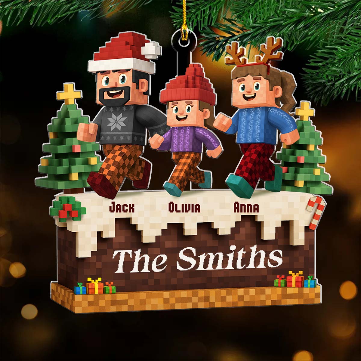 You Me And Our Children - Personalized Custom Acrylic Ornament