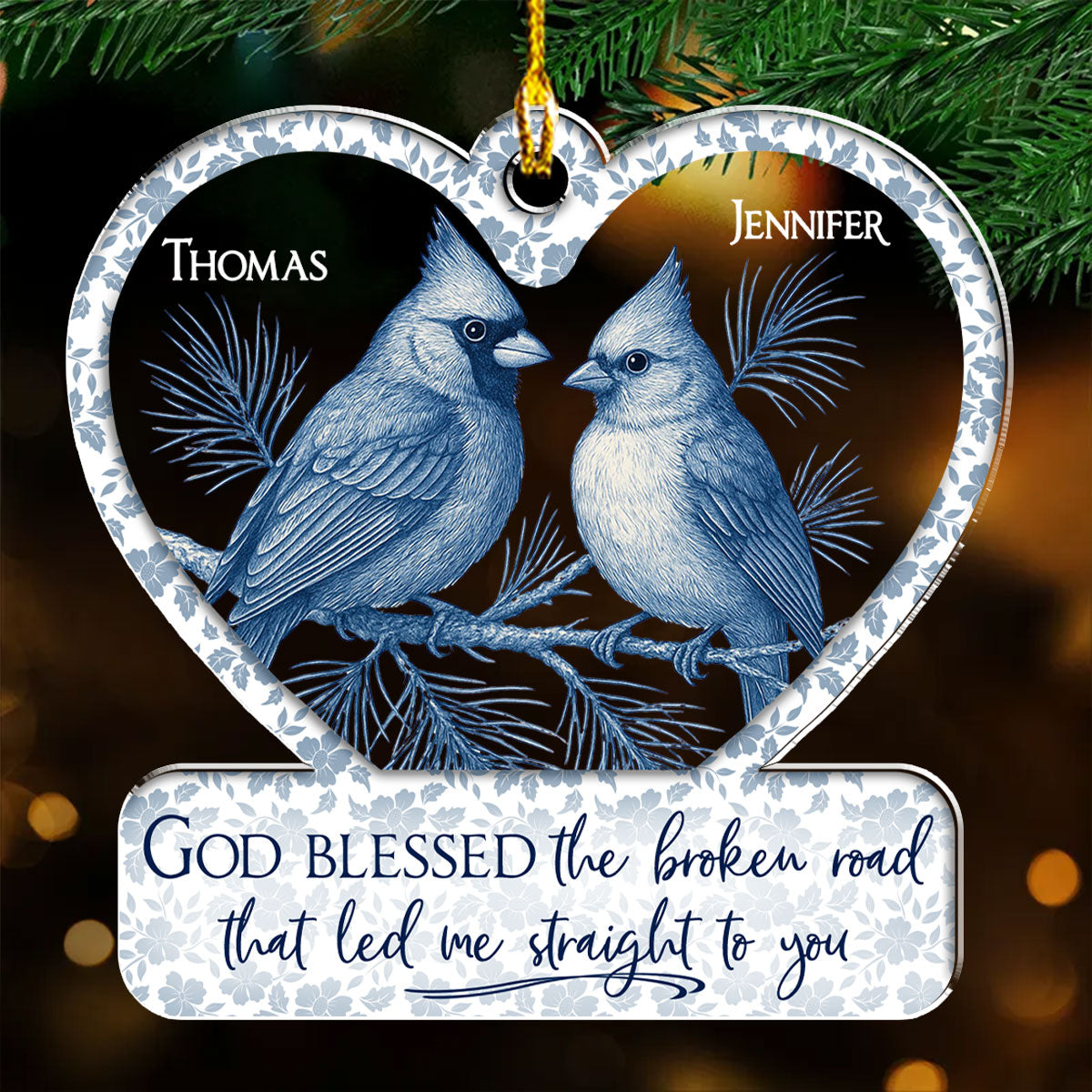 The Year We Became One - Personalized Custom Acrylic Ornament