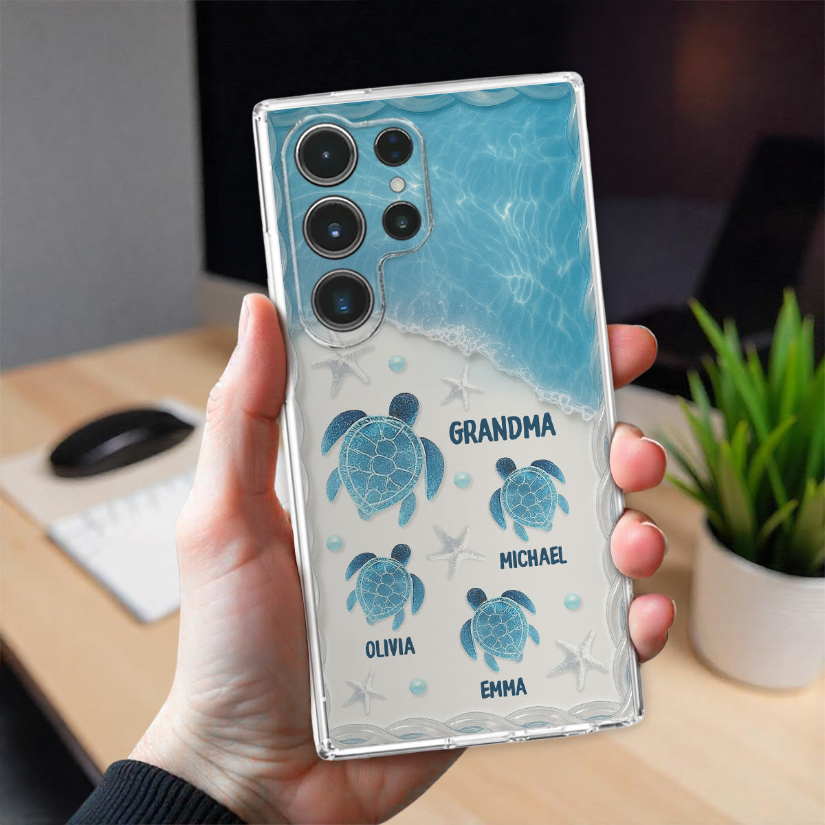 Turtle Grandma - Personalized Custom Phone Case