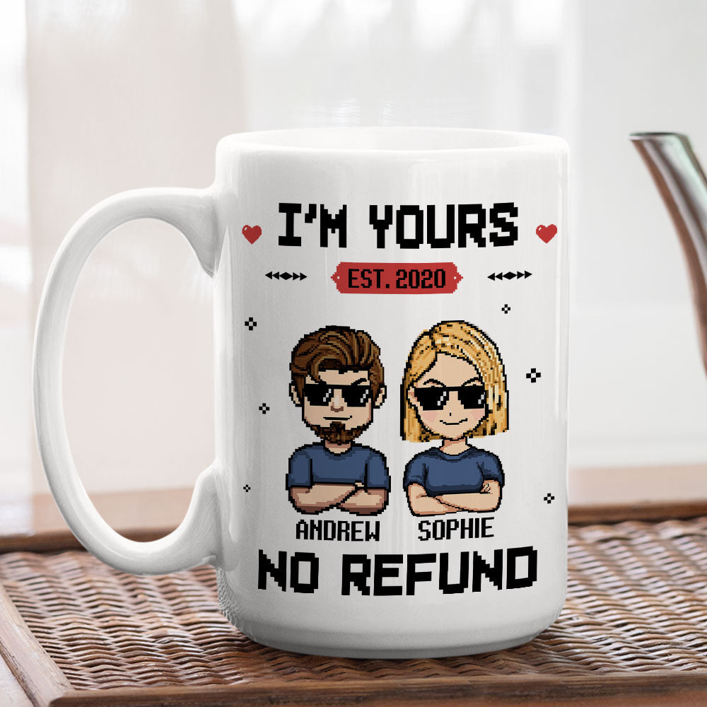 You Are Mine - Personalized Custom Coffee Mug
