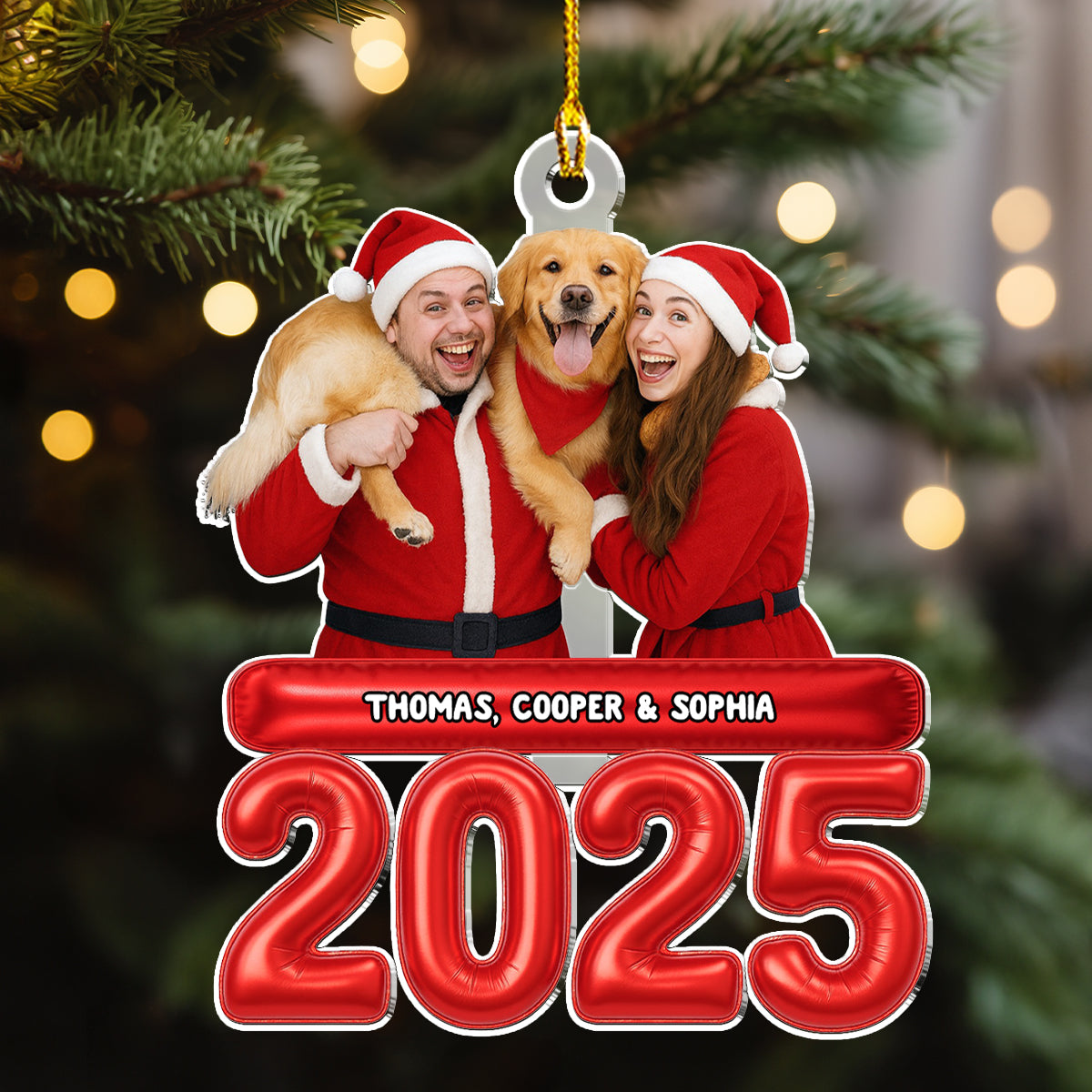 Us And Our Children Photo - Personalized Custom Acrylic Ornament