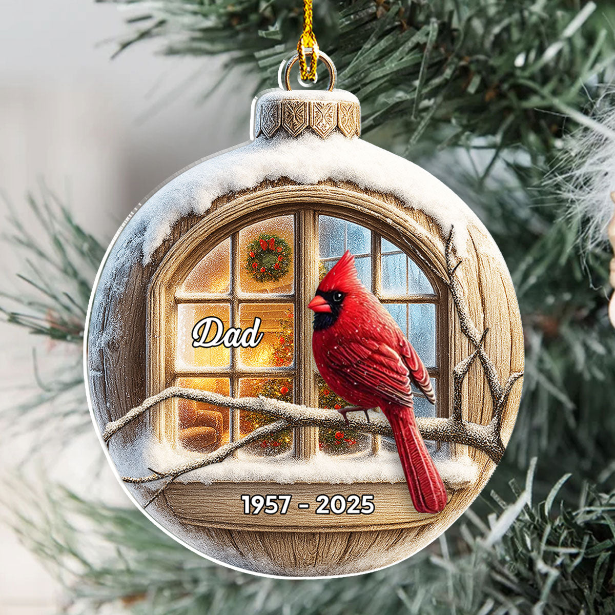 We Are Always With You - Personalized Custom Acrylic Ornament