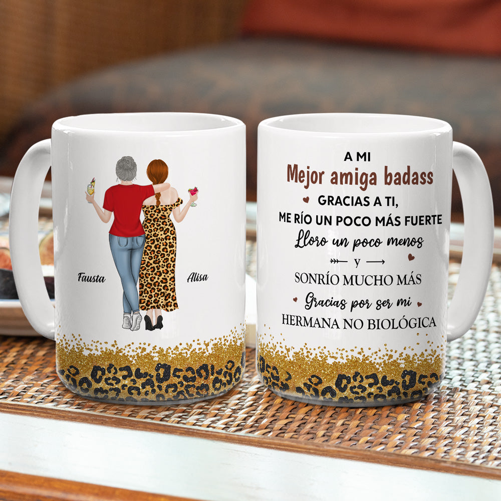 Gracias A Ti Me Río Un Poco Más Fuerte â€?Taza de café personalizada