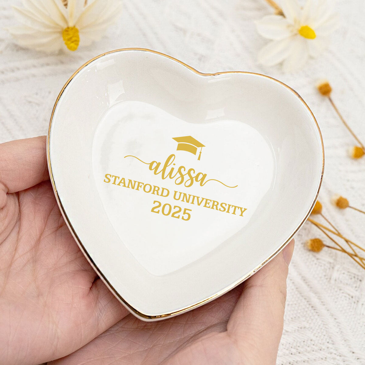 A New Beginning - Personalized Custom Jewelry Dish