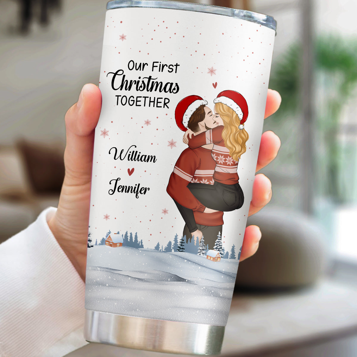Our First Christmas 2024 - Personalized Custom Tumbler