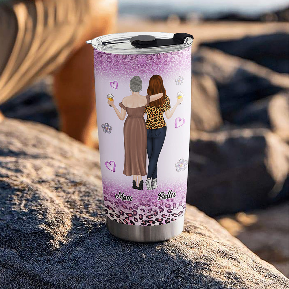 Mother And Daughter - Personalized Custom 3D Inflated Effect Tumbler