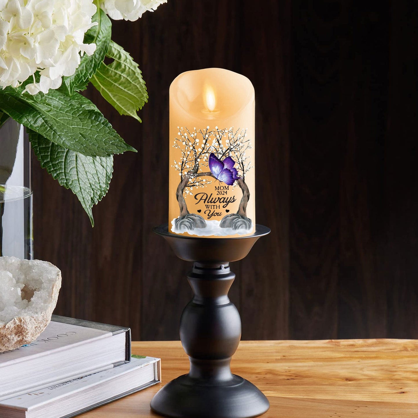 Forever Loved - Personalized Custom LED Candle
