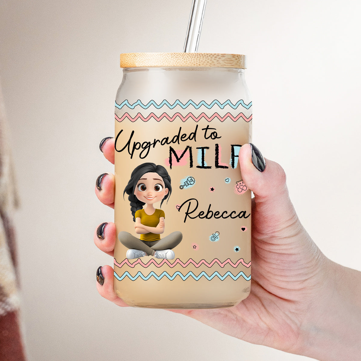 Mom I Would Like To - Personalized Custom Glass Can