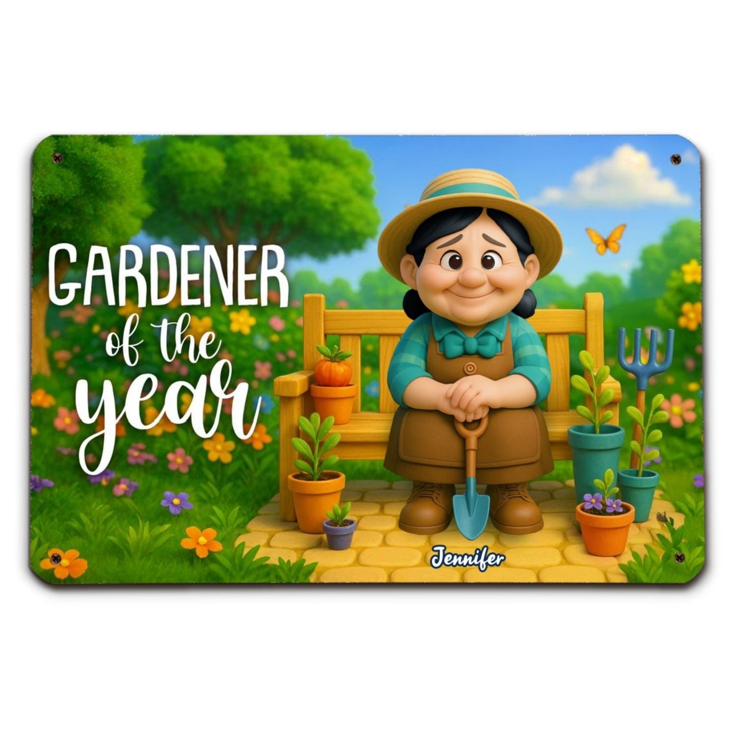 The Plant Whisperer - Personalized Custom Metal Sign