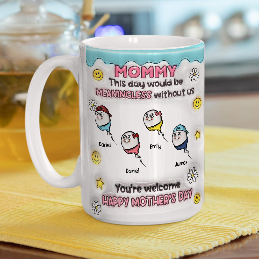 You Made This Day Special - Personalized Custom 3D Inflated Effect Mug