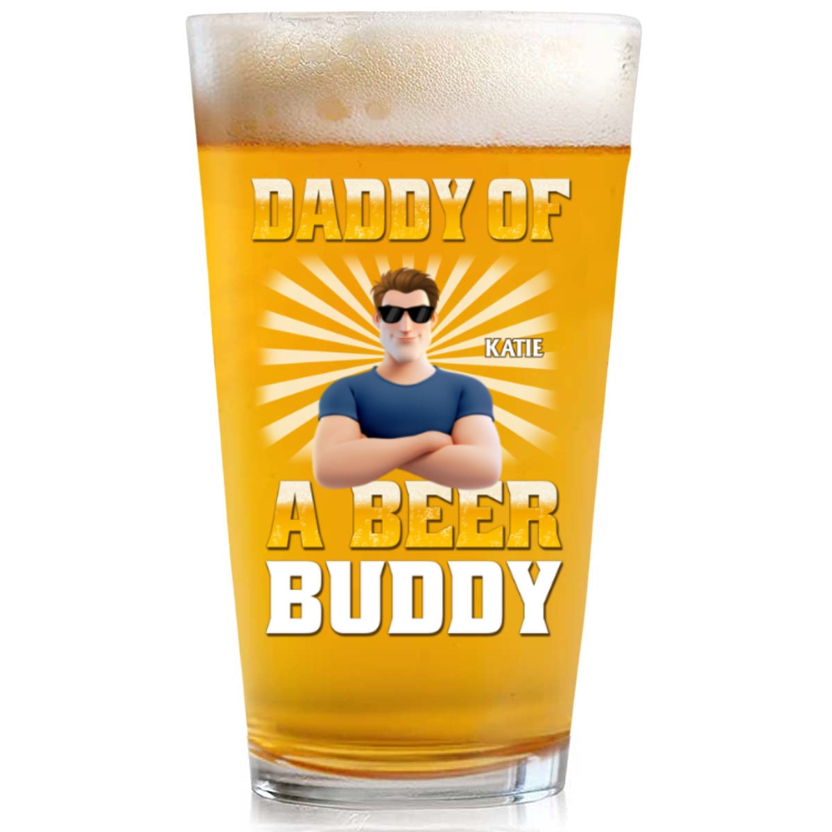 Beer Buddies - Personalized Custom Beer Glass
