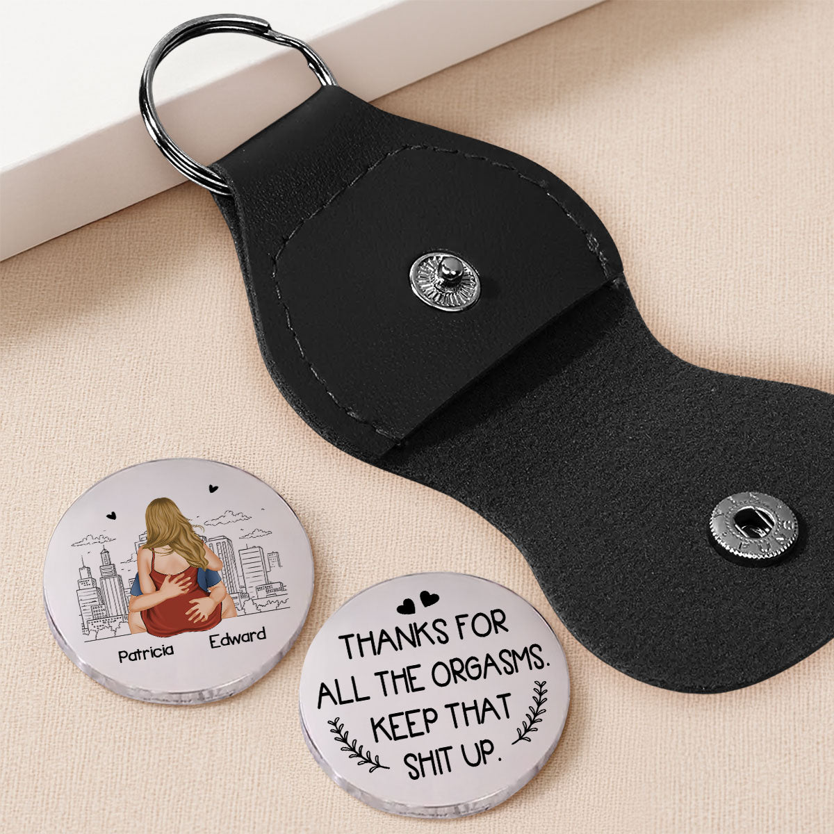 Thanks For All The Orgasms - Personalized Custom Pocket Hug