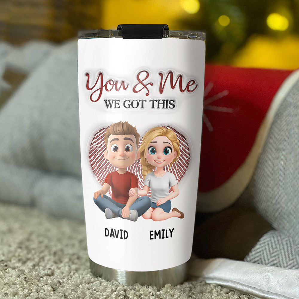 Annoying Each Other For Many Years - Personalized Custom 3D Inflated Effect Tumbler